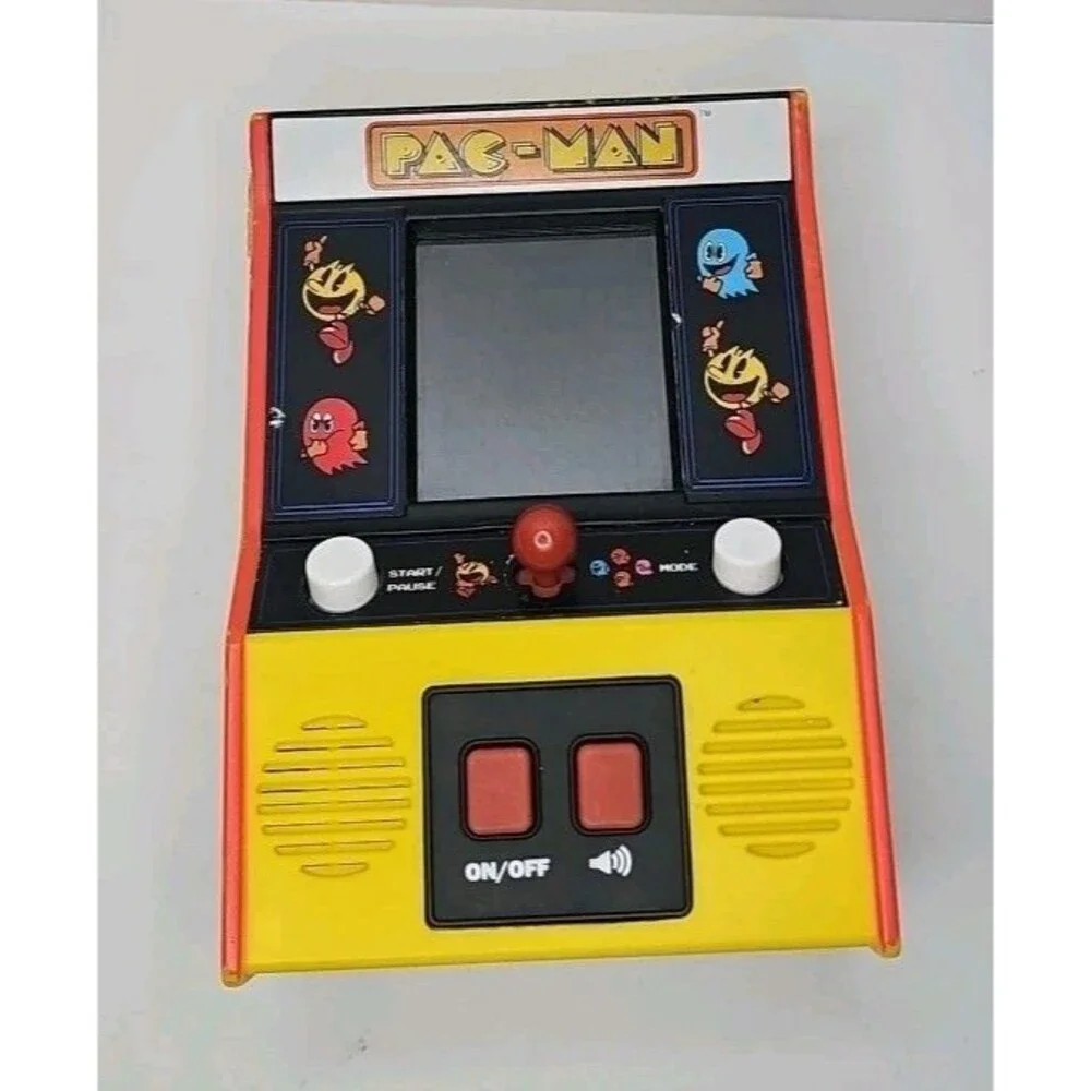 Pac-Man Mini Hand Held Arcade Game Works Great! Bandai Namco 6